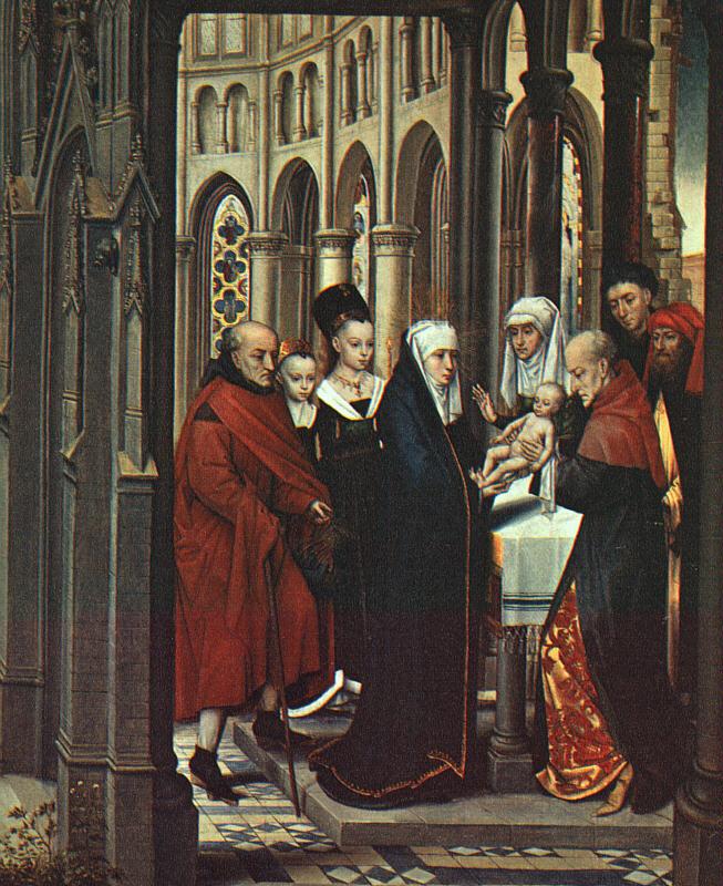 MEMLING, Hans The Presentation in the Temple ag